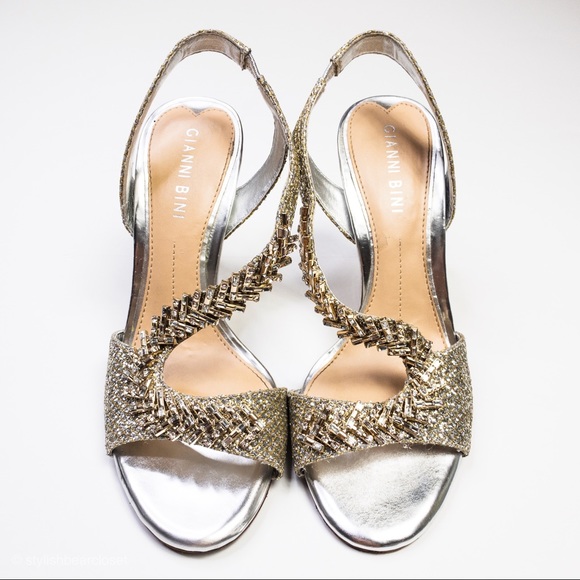 Gianni Bini Shoes - Gianni Bini Stiletto Heels Rhinestone Sandal